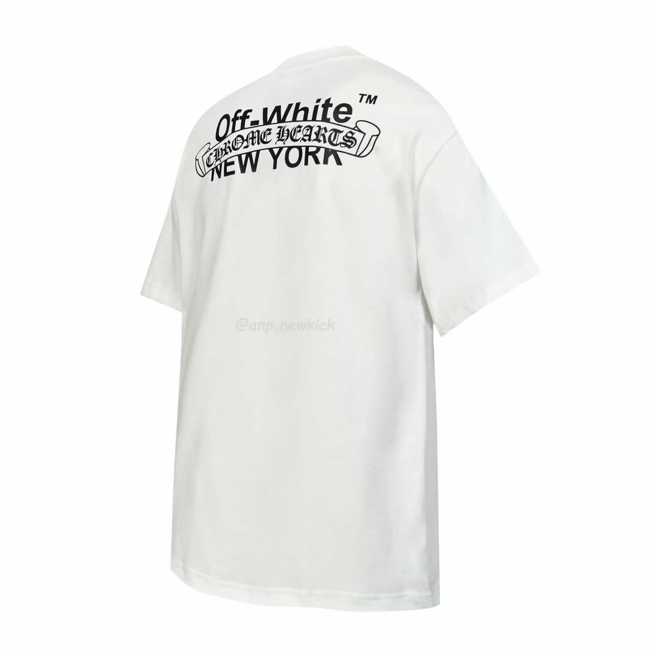 Chrome Hearts X Off White Casual Tee (8) - www.newkick.vip